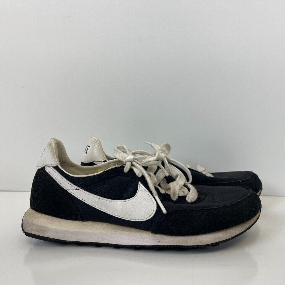 Nike  Waffle Trainer 2 Running Shoes Black White Kids Size 6.5Y - Picture 3 of 6